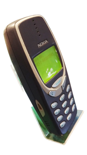 Nokia 3310 Retro Handy | Dunkelblau | Klassisch/Candy-Bar | DualBand | Simlock Frei