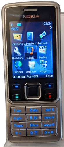 Nokia 6300 Silber - Candy Bar ✔ 2.0 Zoll ✔  Bluetooth MP3 ✔ Entsperrt