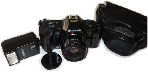 Olympus OM 101 Spiegelreflexkamera  ☑️ Paket 4 Tlg. mit Blitz und Objektiv ☑️ Olympus Optical Co