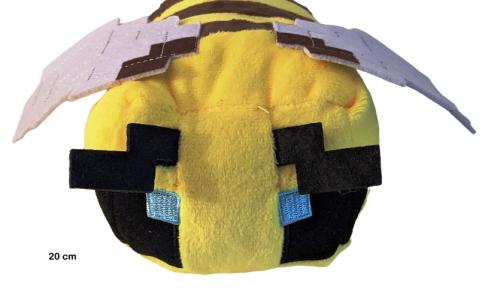 Pixelblock Bee Plushie ❖ Minecraft Game ❖ Plüsch Biene