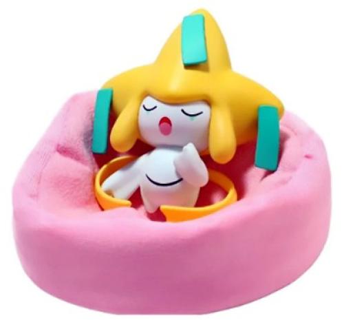 Pokemon Schlaf Figur Jirachi  ✰ im Set mit Sammelbox