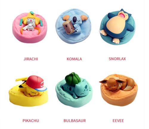 Pokemon Schlaf Figur Snorlax ✰ im Set mit Sammelbox