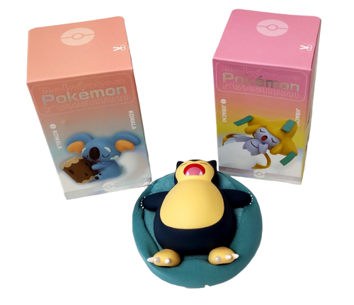 Pokemon Schlaf Figur Snorlax ✰ im Set mit Sammelbox