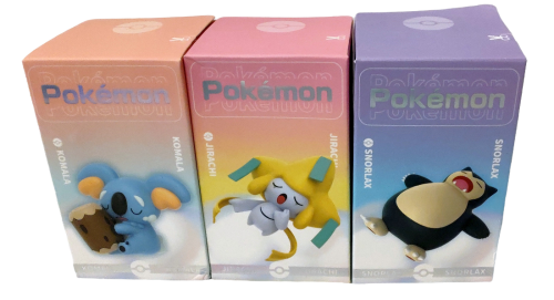 Pokemon Schlaf Figur Snorlax ✰ im Set mit Sammelbox