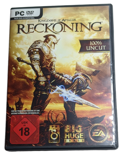 Reckoning Kingdoms of Amalur Uncut USK18 EA Games PC DVD Box