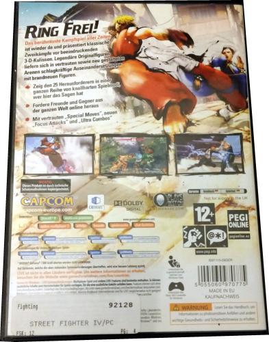 STREET FIGHTER IV - DVD - PC Spiel – Capcom 2009