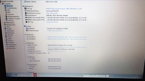 Samsung R510 Davida Notebook 2x2,16 GHz 4 GB RAM