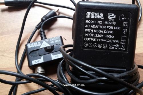 Sega Mega Drive 16bit Konsole | Set | Spiel - Kontroller | 120092475