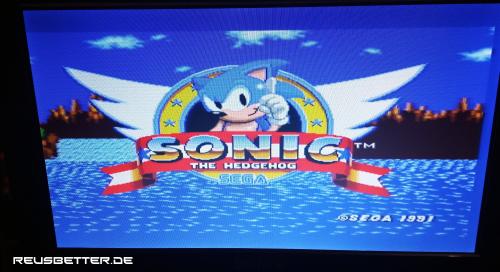 SEGA Mega Drive MD 2 Konsole | Pad | Netz & Scart Kabel und Spiel