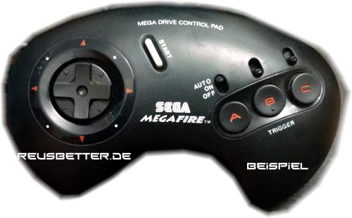 SEGA Mega Drive MD 2 Konsole | Pad | Netz & Scart Kabel und Spiel