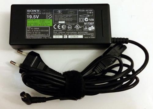 Sony Notebook Netzteil ❖ AC Adapter PCGA-AC 19V ❖ Delta Electronics 19.5V