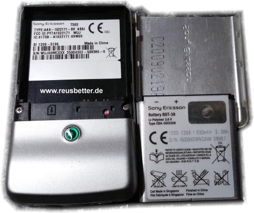 Sony Ericsson T303 Slider Handy ✪ Silber ✪ 1.8 Zoll ✪ Sim Frei