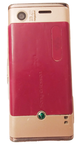 Sony Ericsson Walkman W595 Slider Handy Rosa | teildefekt | OHNE SIMLOCK