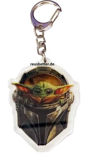 Star Wars The Mandalorian Yoda - Grogu ☢ Motiv Taschen ☢ Schlüssel Anhänger