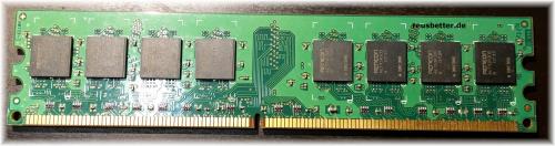 TRS PC Arbeitsspeicher 2x1GB ►DDR2 SDRAM ►PC2-5300