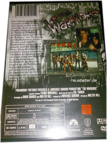 The Warriors - Walter Hill | Sealed Rival Street Gangs New York City 1979 | DVD TV Movie