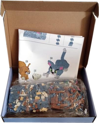 Tom und Jerry iBlock Fun Set Motiv Disney Cartoon 1524 Blocks HC Magic