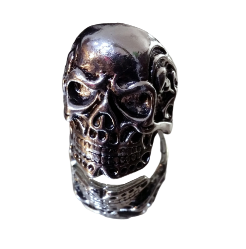 Totenkopf - Skull Ring | Silberfarben | Biker - Gothic