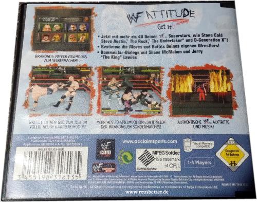 WWF ATTITUDE GET IT SEGA Dreamcast Spiel