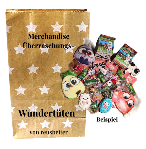 Überraschungs-Wundertüten aus Merchandise-Geschenke