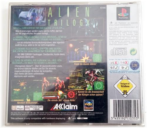 Alien Trilogy - Playstation One Spiel