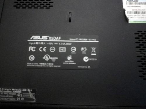 ASUS X5DAF-SX028V Notebook | AMD DualCore 2x 2.1 GHz  | 2 GB RAM | 250 HDD | 15.6 Zoll