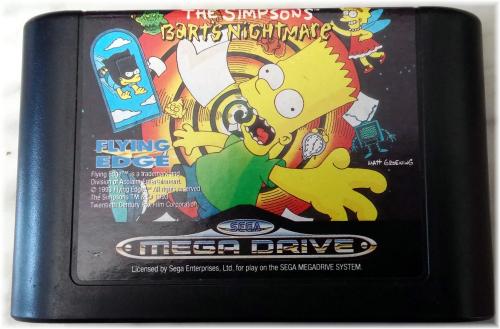 The Simpsons Bart´s Nightmare Sega Mega Drive Spiel