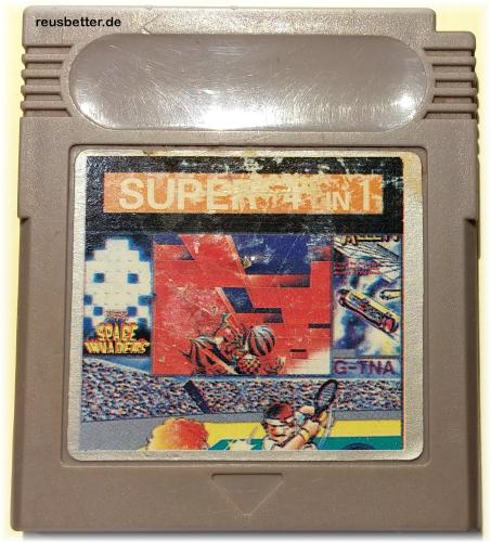 SUPER 4 IN 1 TETRIS TENNIS-ALLEY WAY für Ninentdo GameBoy RAR