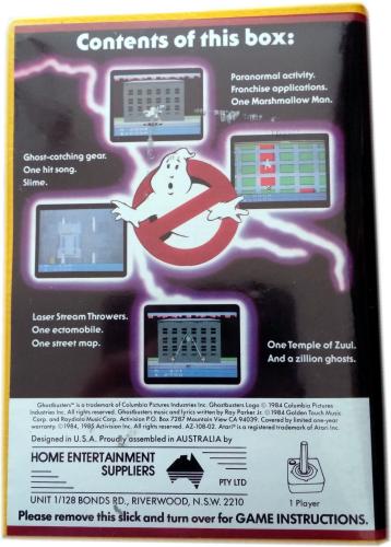 Ghostbusters Game für Atari 2600 シ incl. Spieleanleitung シ Retrogame