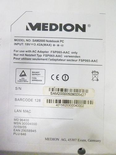 Medion MD96400 Netbook - sam2000 | 12,1 Zoll |  Rot