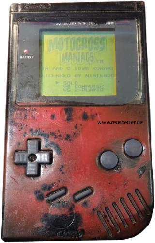 Nintendo GAME BOY CLASSIC ☢ Handheld-Konsole Retro ☢ DMG-01- 4 Spiele und Case