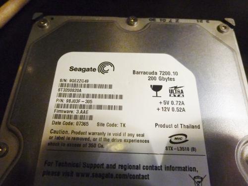 Seagate Barracuda 200 GB ❖ 7200.10 ❖ IDE Computer Festplatte