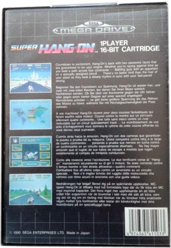 Super Hang-On Spiel für Sega Mega Drive