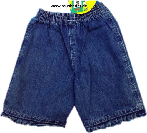 Kleinkinder☺Mädchen Sommer Jeans ☺ Shorts mit Rüschen ☺gr.74