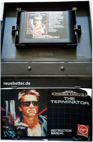 Sega Mega Drive The Terminator Game 16 bit mit Anleitung Retro Game