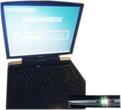 Toshiba Satellite Notebook 1900-101 | 1,6 GHz | 15 Zoll