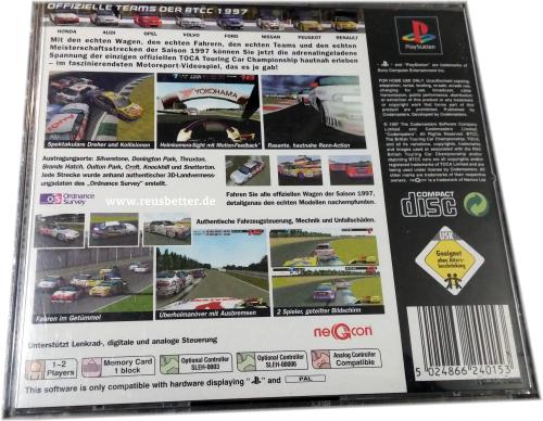 TOCA - Touring Car Championship Sony PlayStation1/PS1