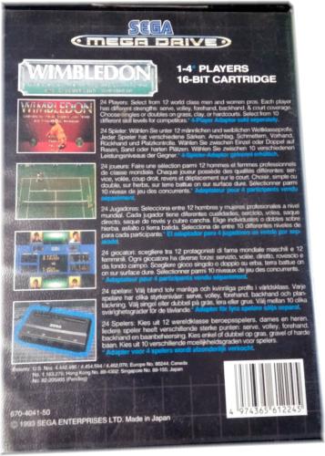 Wimbledon Championship Tennis  Sega Mega Drive Spiel mit OVP