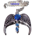 Harry Potter Ψ Ravenclaw Diadem Halskette Phönix Ψ Silber - Blau